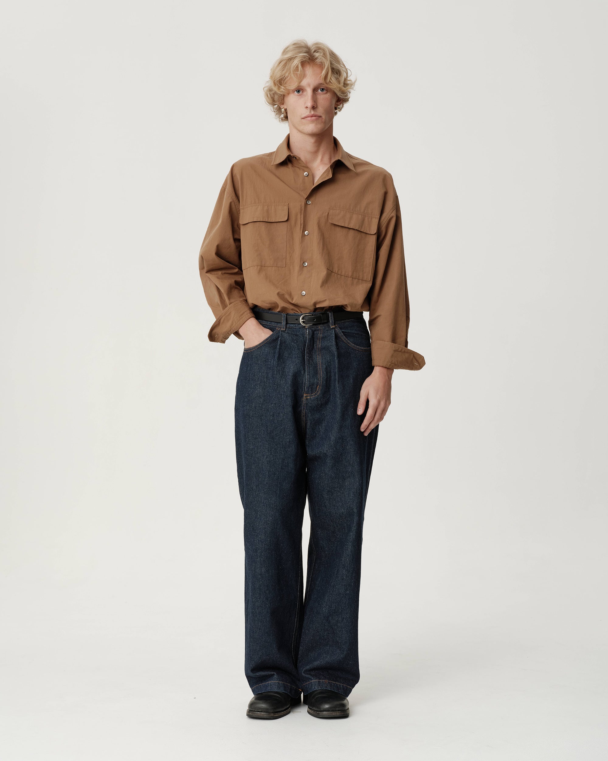 Regular Italian Denim Trouser - Rinsed Indigo