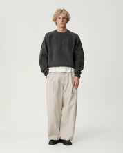 Raglan Merino Knit - Charcoal