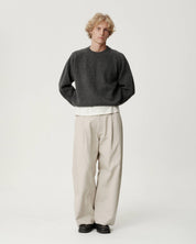 Raglan Merino Knit - Charcoal