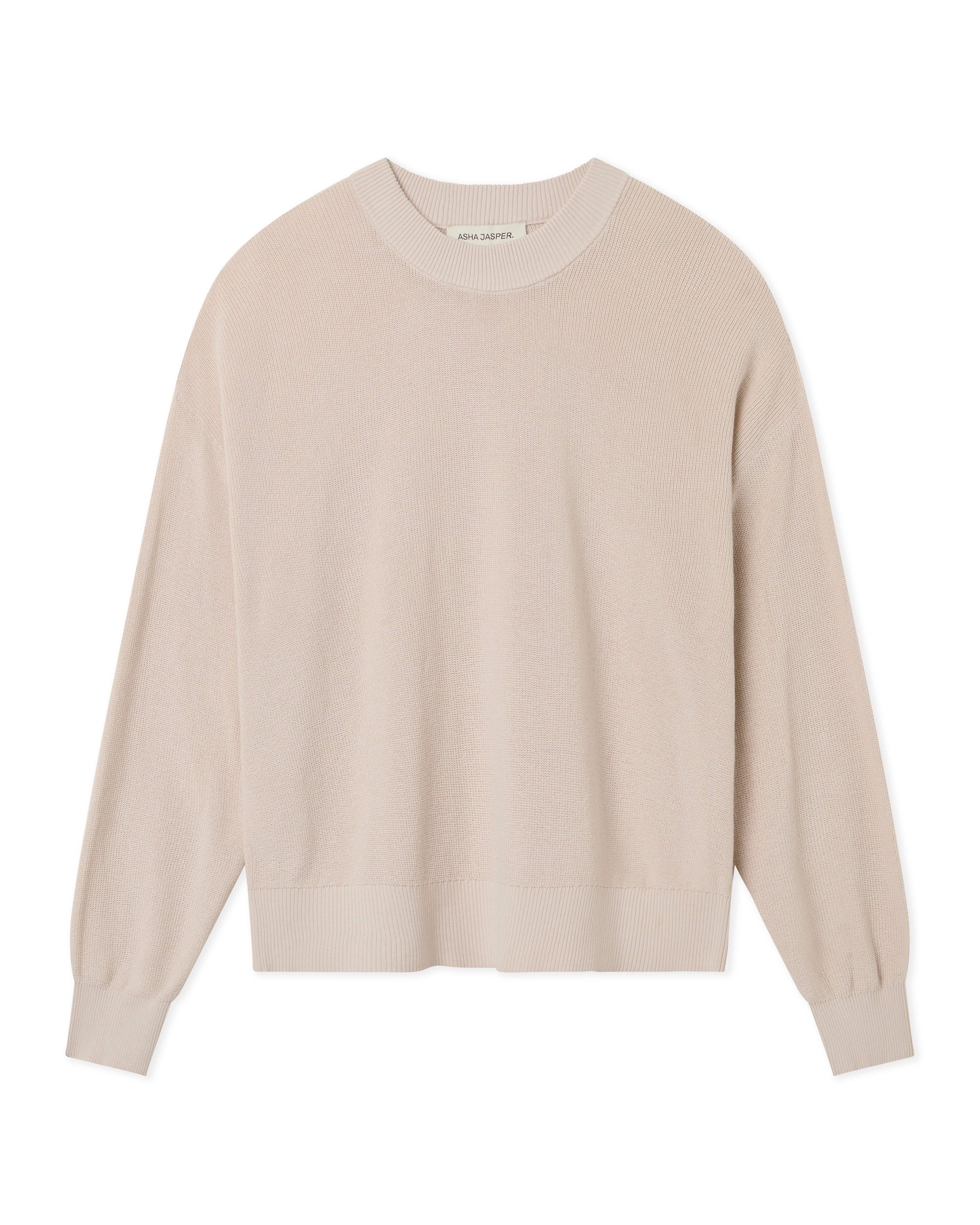 Half-Cardigan Fine Knit - Stone