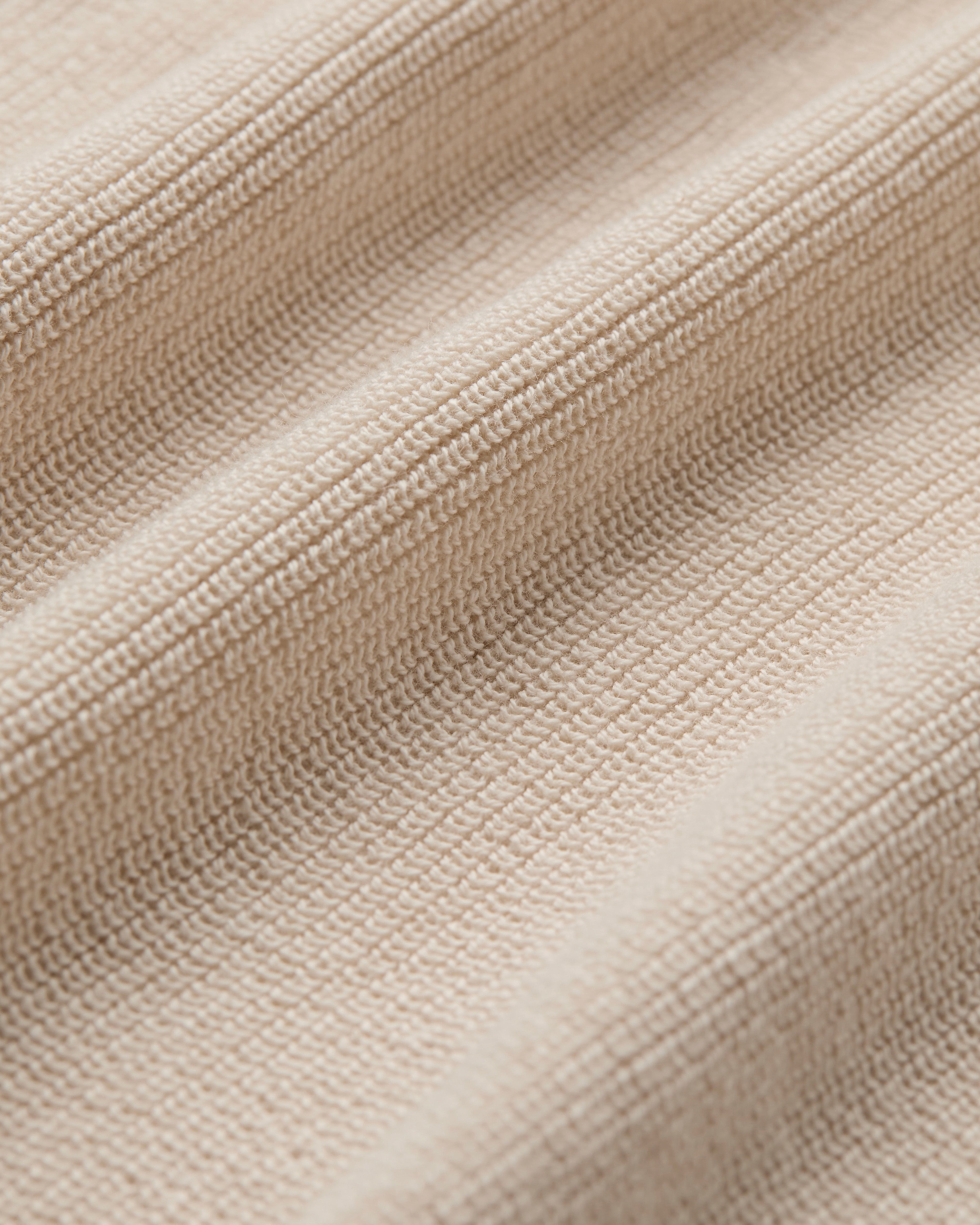 Half-Cardigan Fine Knit - Stone