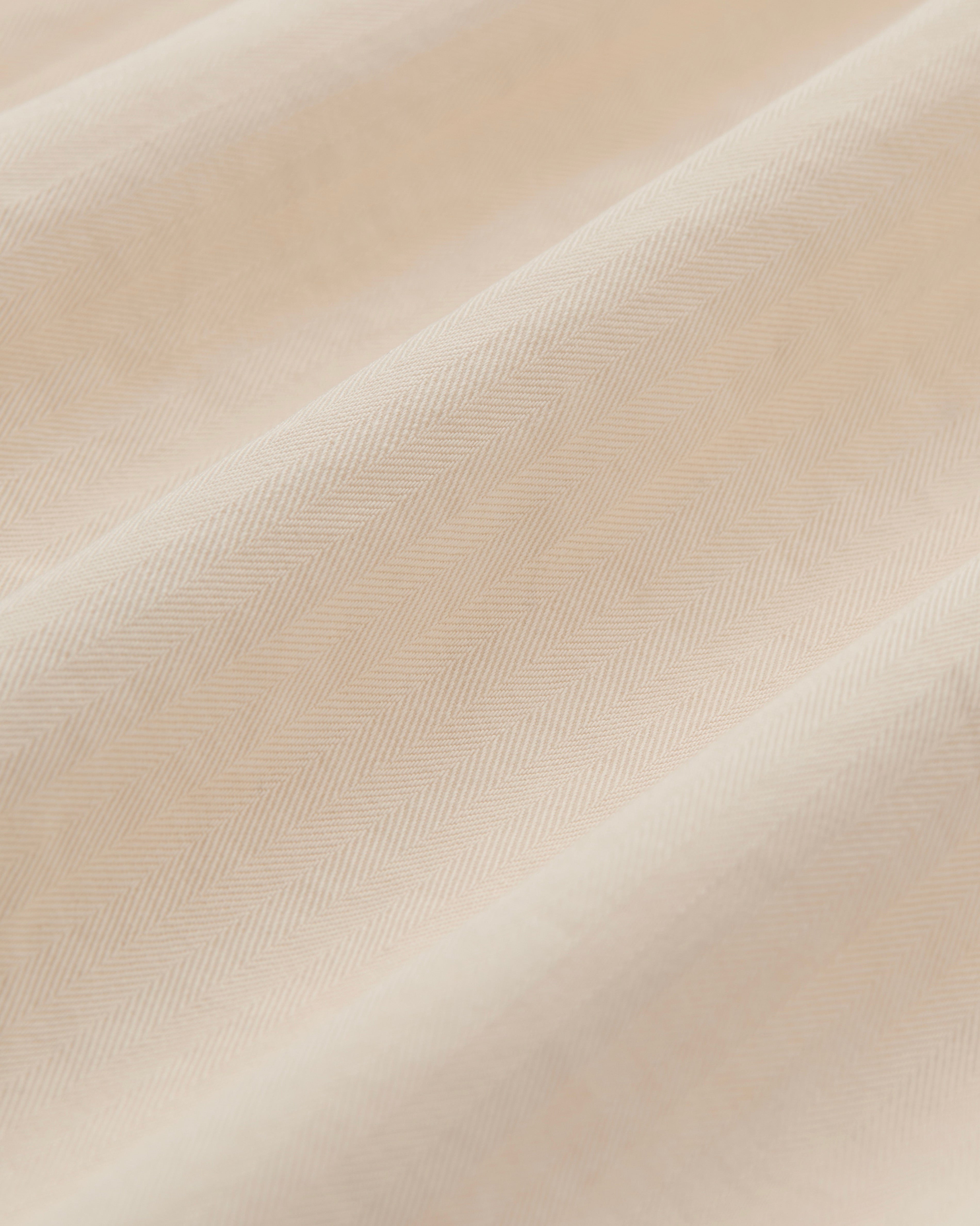 Volume Trouser - Natural Herringbone