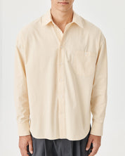 Travel Shirt - Vintage Butter Poplin
