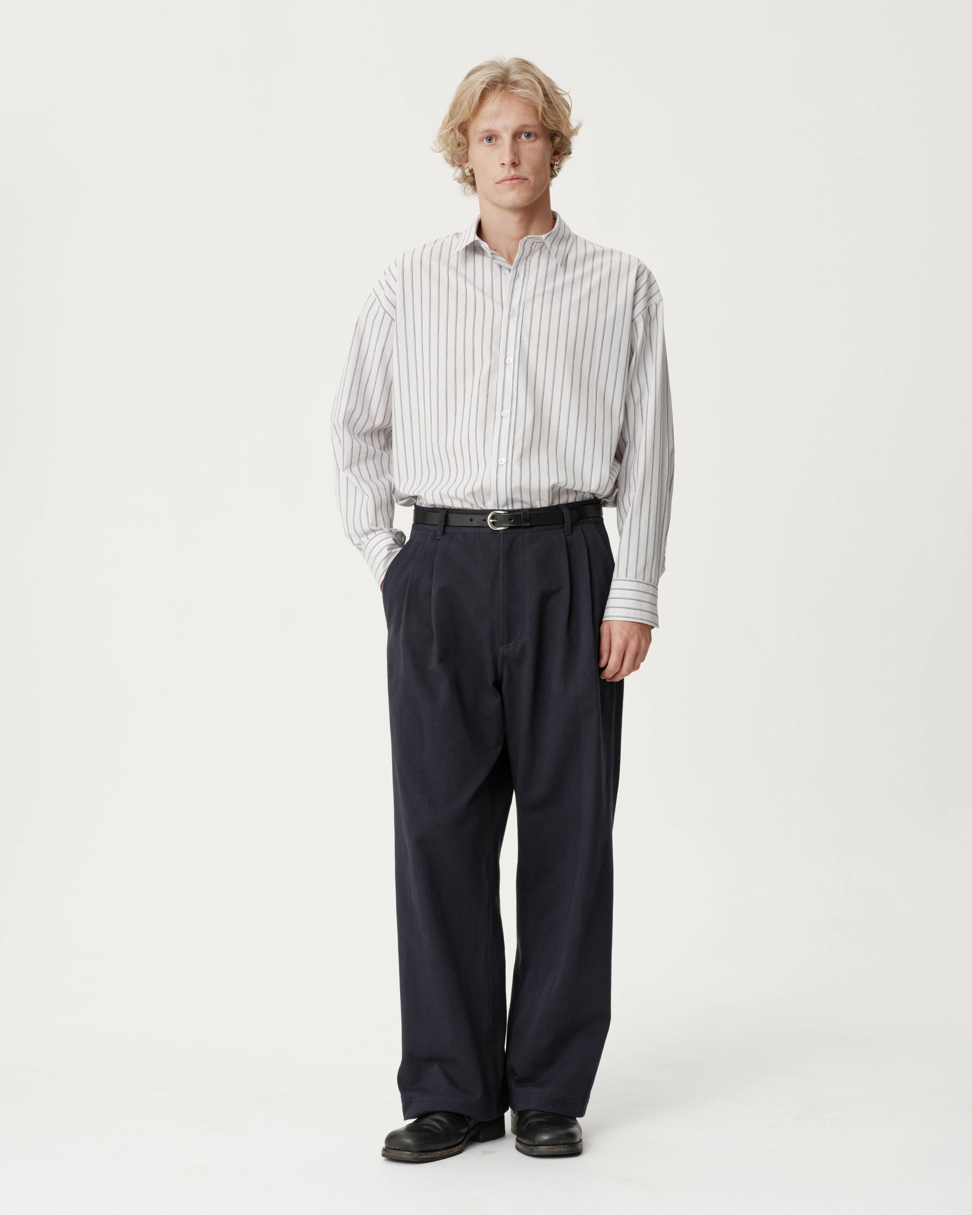 Tailored Trouser - Vintage Wash Navy Twill