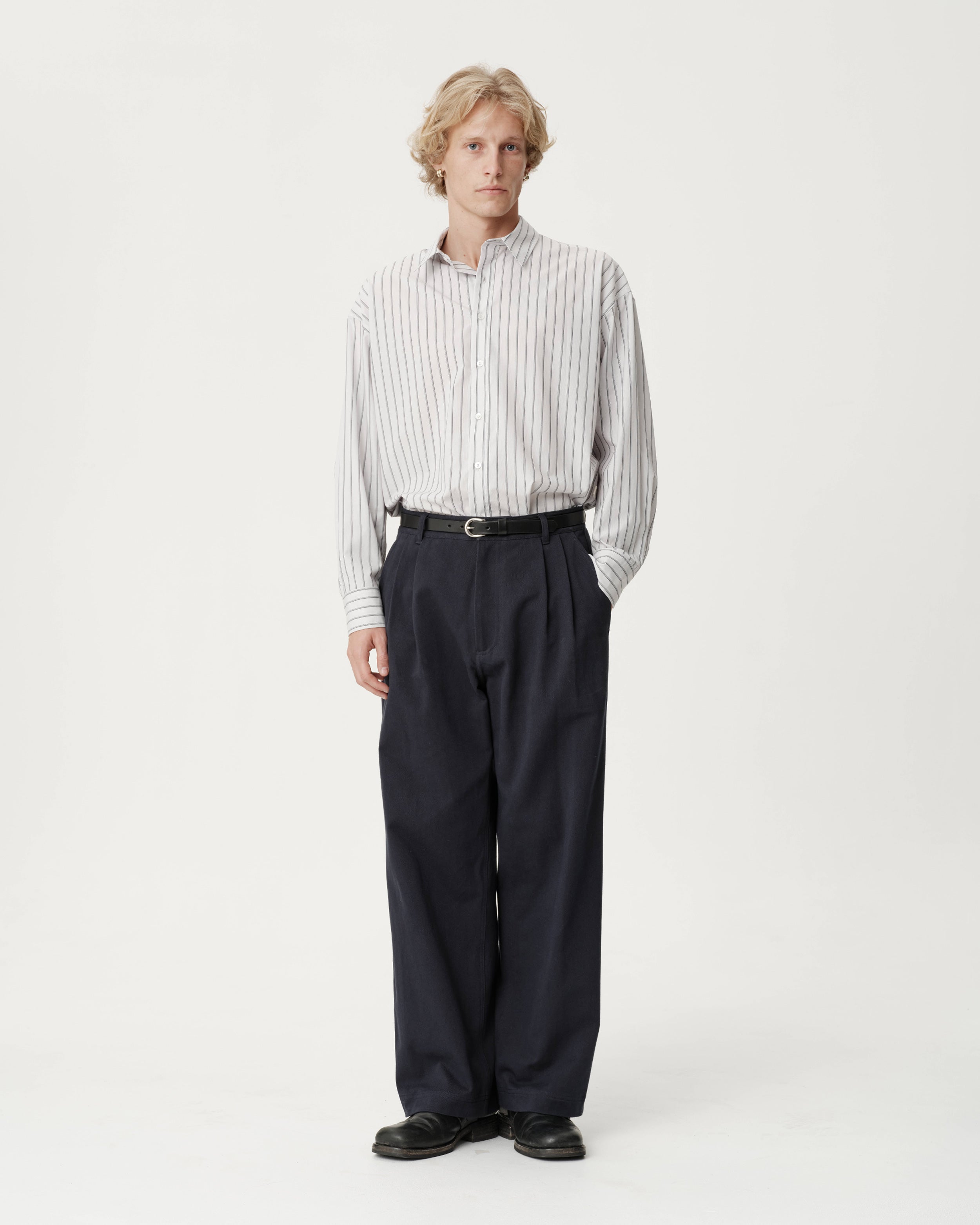 Tailored Trouser - Vintage Wash Navy Twill