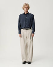 Volume Trouser - Vintage Stone Twill