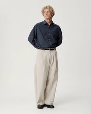 Volume Trouser - Vintage Stone Twill