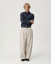 Volume Trouser - Vintage Stone Twill