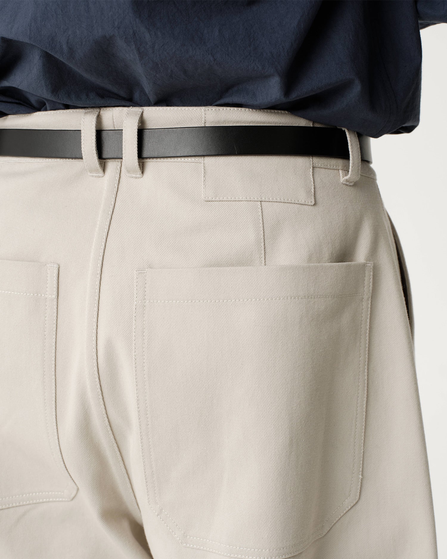 Volume Trouser - Vintage Stone Twill