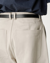 Volume Trouser - Vintage Stone Twill