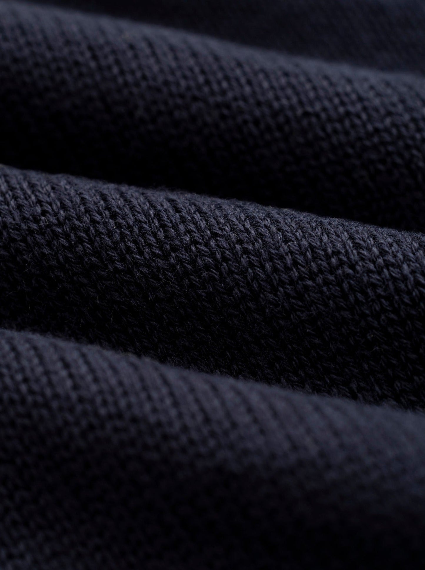 Cropped Knit Cardigan - Navy - ASHA JASPER.