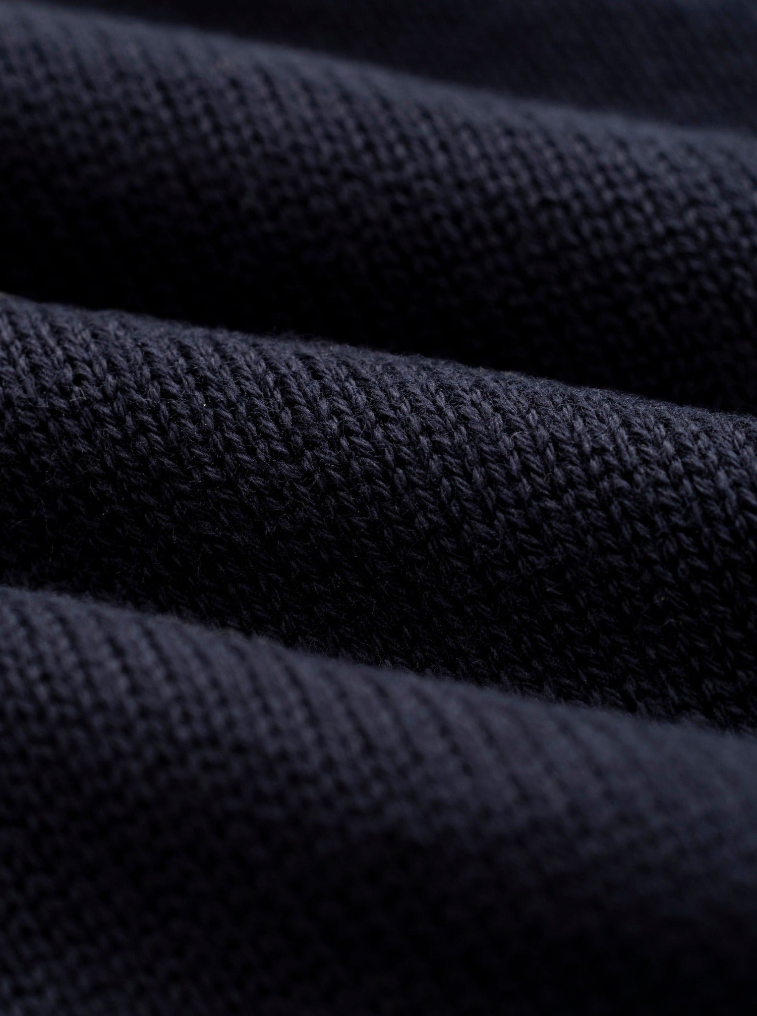 Cropped Knit Cardigan - Navy - ASHA JASPER.