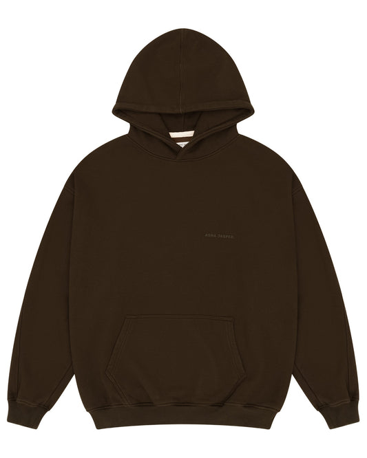 Logo Hoodie. Mocha - ASHA JASPER.