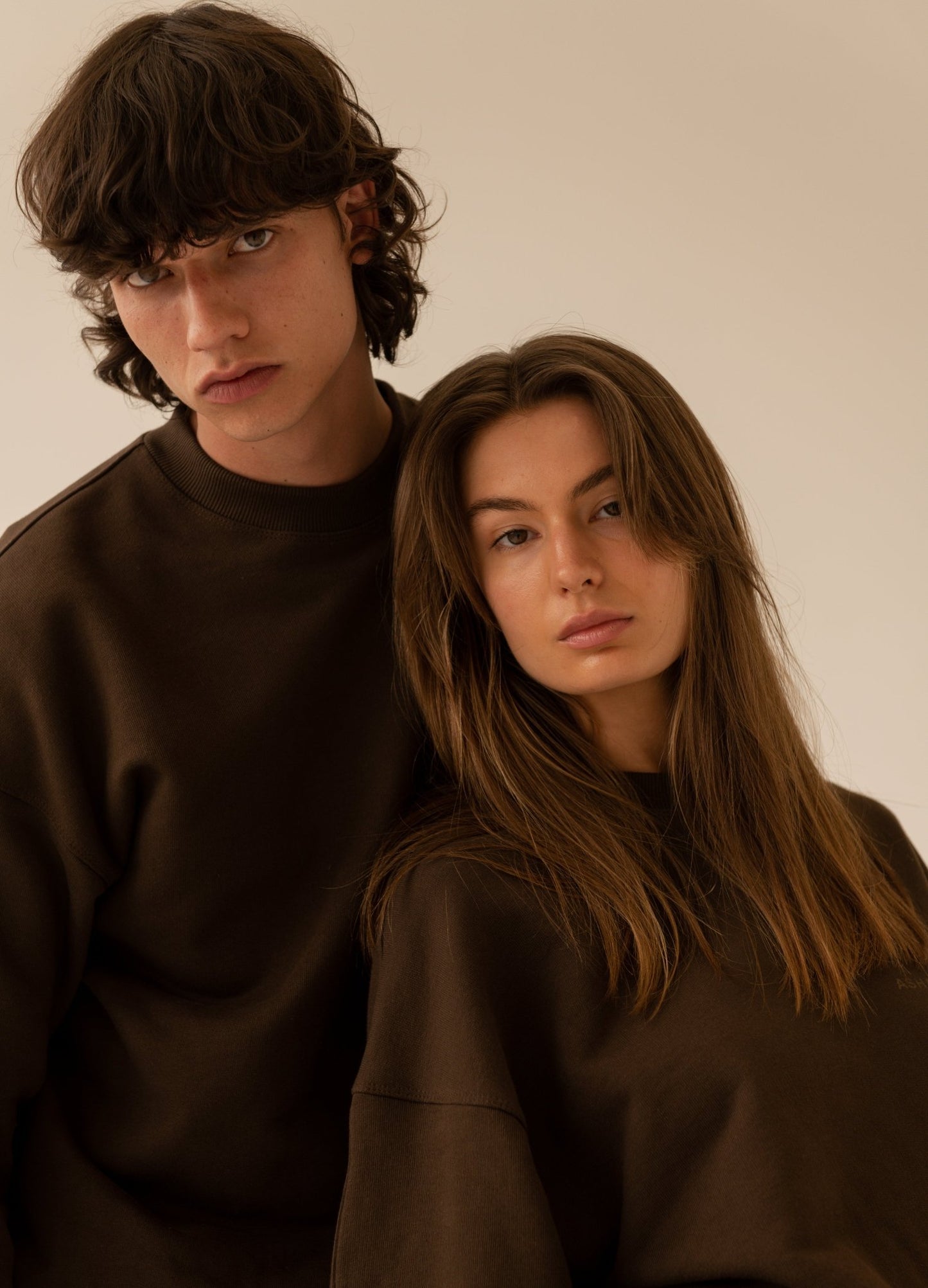 Logo Sweater. Mocha - ASHA JASPER.