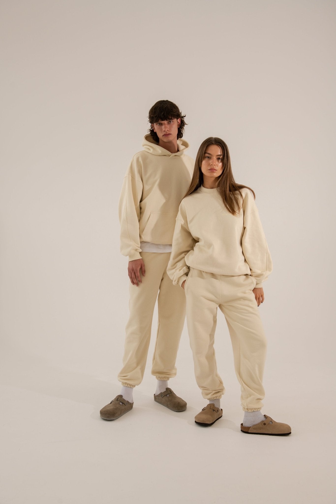 Logo Sweatpants. Butter - ASHA JASPER.